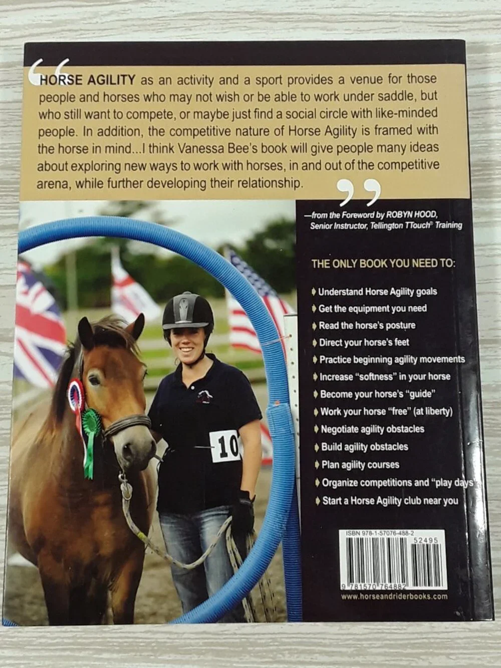 2 Book Lot- 3-Minute Horsemanship, Horse Agility Handbook Vanessa Bee equestrian